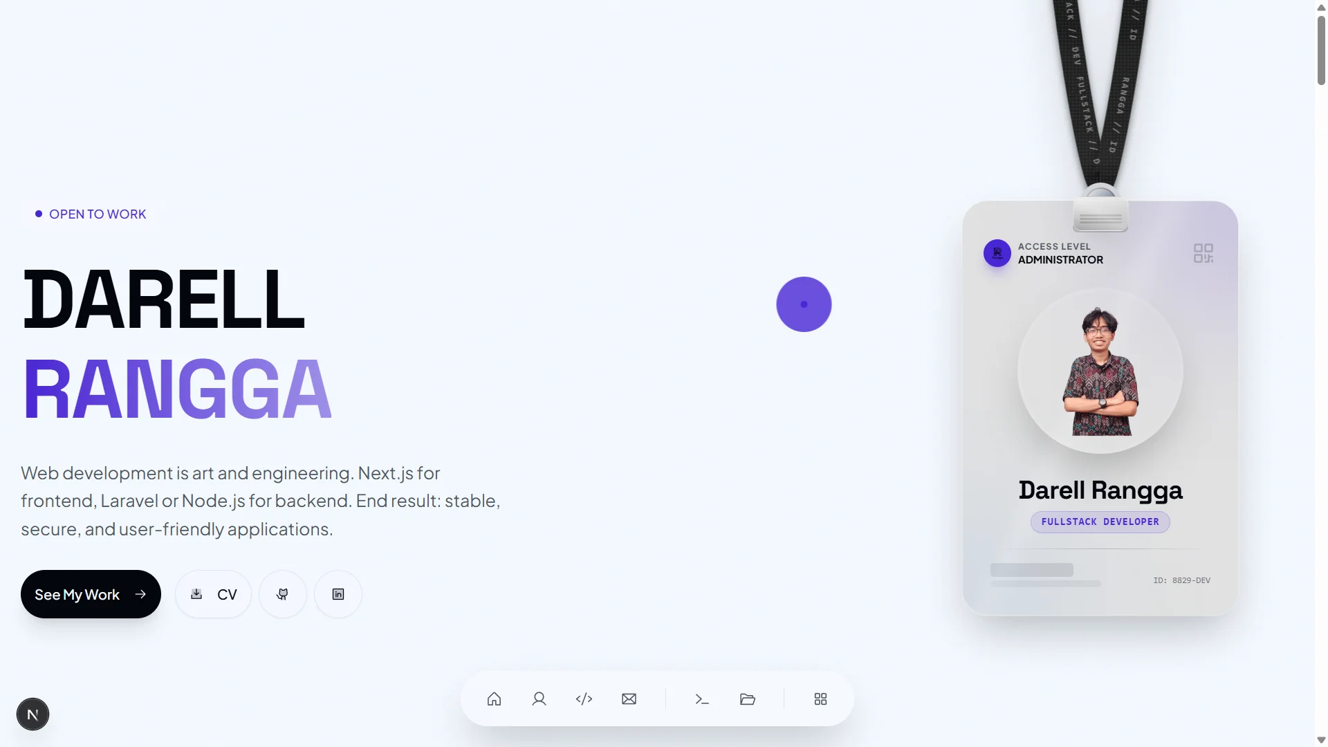 Interactive Portfolio